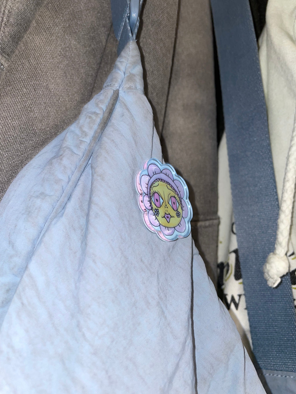 'Flower Girl' Acrylic Pin