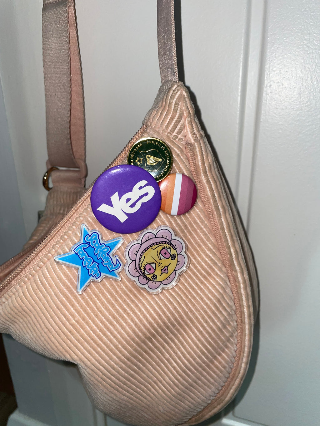 'Scotland Forever' Acrylic Pin