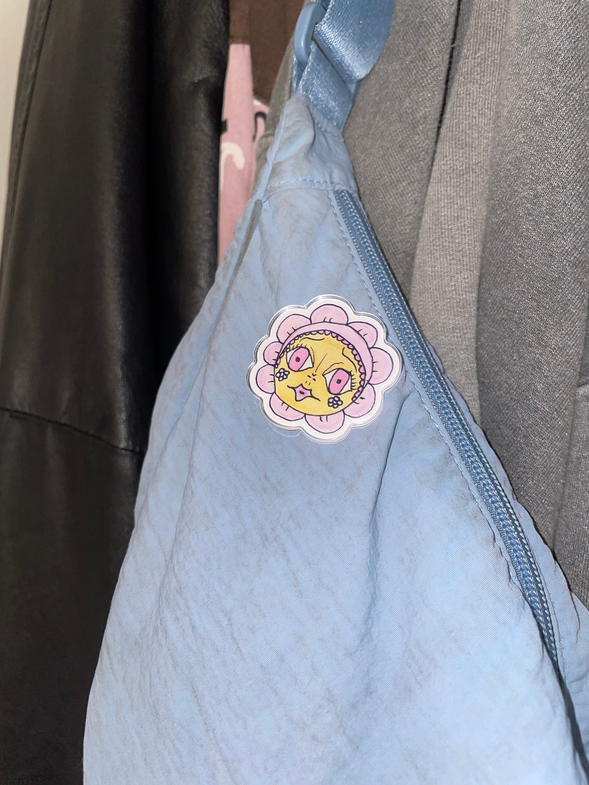 'Flower Girl' Acrylic Pin