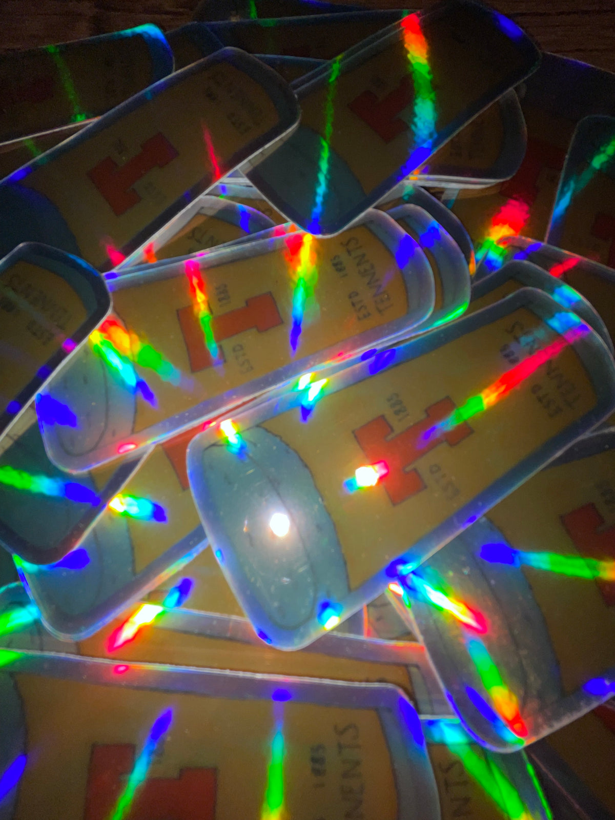 Hollographic Tennents sticker