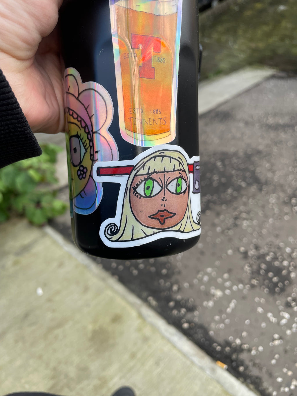 Axe Girl Sticker