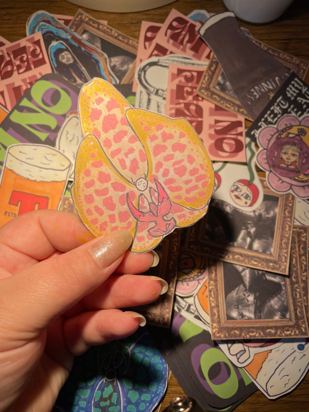 Orchid Sticker