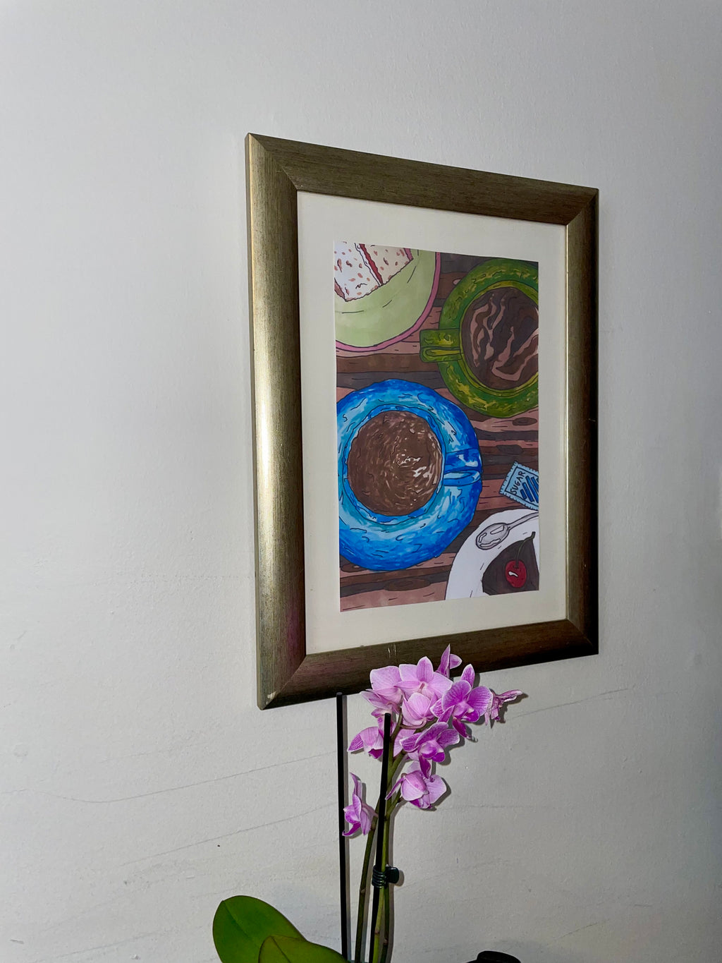 'Coffee & Cake' Print