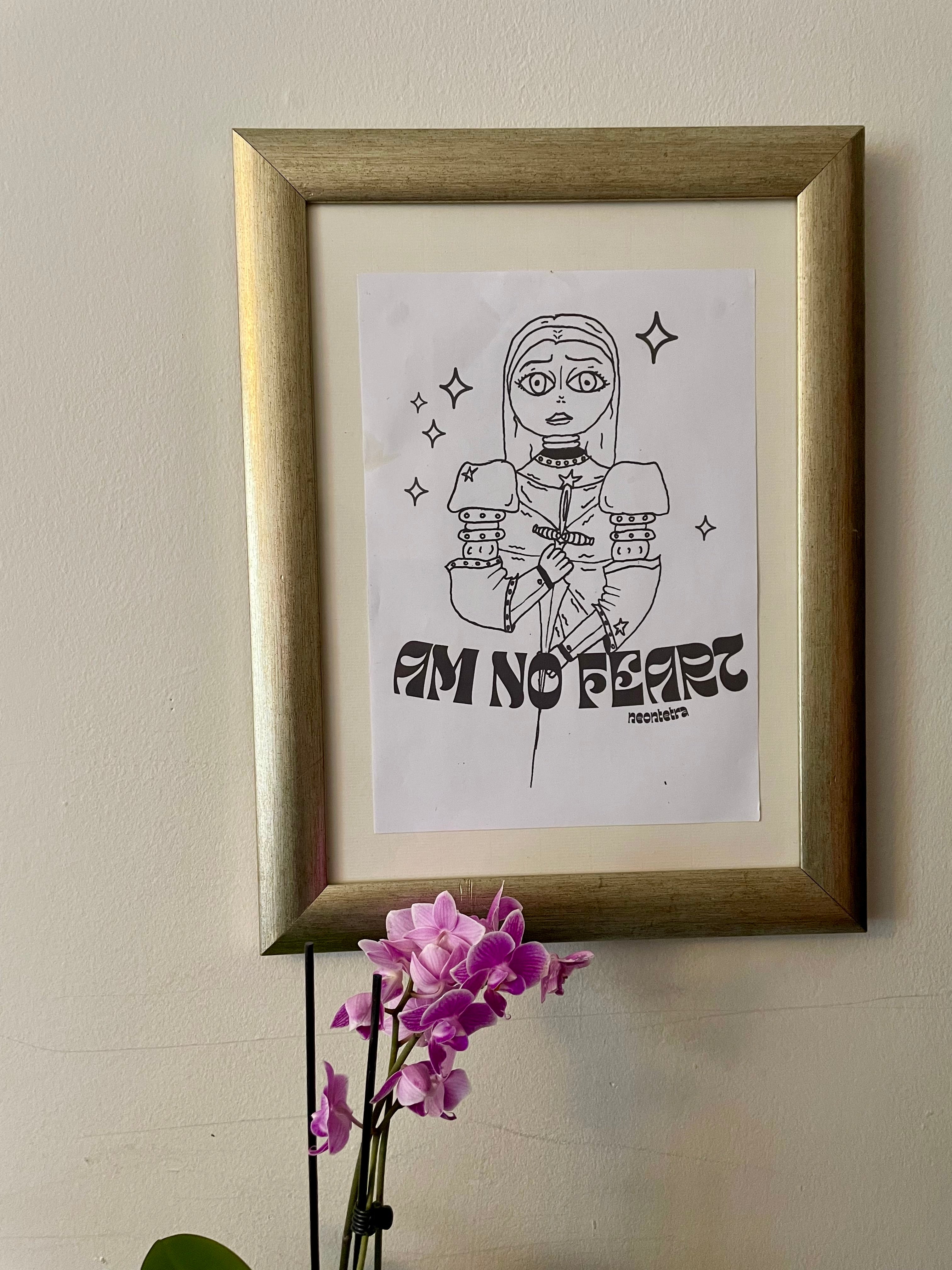 'Am No Feart' Print