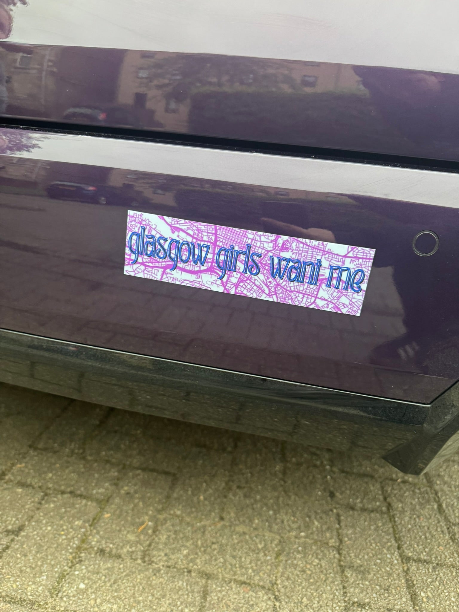 'Glasgow Girls Want Me' Bumper Sticker